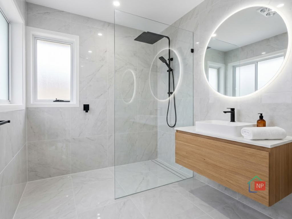 Clean, modern bathroom upgrades deliver strong rental returns across Monash rentals.